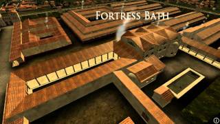 Animation of ancient Roman Fort in Caerleon Wales [upl. by Lower]