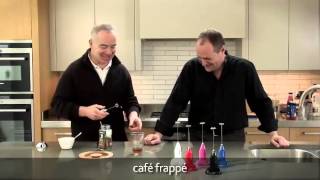 How to make a frappé coffee using an aerolatte milk frother [upl. by Hildie]