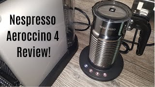 Nespresso Aeroccino 4 Milk Frother Review  Worth upgrading from the Aeroccino 3 [upl. by Maram]