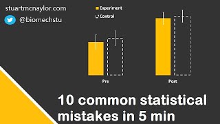 Ten Statistical Mistakes in 5 Min [upl. by Oregolac]