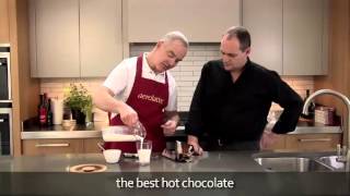 How to make a hot chocolate using an aerolatte milk frother [upl. by Enyt]