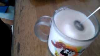 Aerolatte Review Frothing Cold Milk In Under 1 Minute [upl. by Li484]